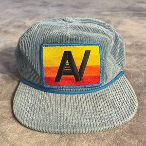 Blue Aviator Nation Corduroy Hat
